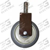 METRO Replacement Caster: 250 lb Cap, Unfinished, Silver/Gray, 5 in H x 1 1/2 in W x 5 in D (MPN 5MDRA-18). Key specifications — Color: Silver; Gray; Finish: Unfinished; Manufacturer Part Number: 5MDRA-18; Brand: METRO.