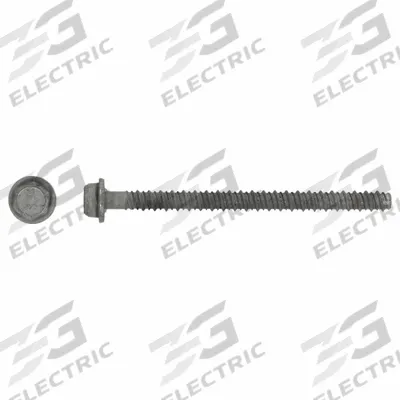 RED HEAD Screw Anchor: 5 in Overall Lg, 3/8 in Dia, Steel, External Hex, Hex, Steel - Heavy-Duty Hex-Head Screw Anchors