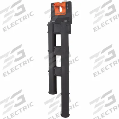 KLEIN TOOLS Auger Bit Storage Module: 2 3/16 in W x 21 in H, Gray/Orange - Aerial Bucket Storage Modules
