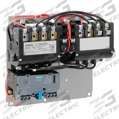 Siemens Magnetic Motor Starter: Reversing, 3 Poles, NEMA Size 0, 18 A - Reversing Starters with Electronic Overloads