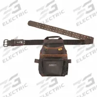 DEWALT Tool Pouch: For 2 1/2 in Belt Wd - Max, 12 Pockets, Brown (MPN DWST550115). Key specifications — Closure Type: Open Top; Attachment: Belt Slot; Color: Brown; Brand: DEWALT; For Tool Type: Pencils.