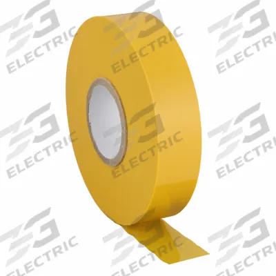 TAPECASE Film Tape: 1 in Wd, 83 yd Lg, 3.94 mil Thick, Vinyl Film, Yellow - Self-Fusing High-Temperature Film Plating Tape