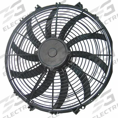 MARADYNE Cooling Fan: 12 in Blade Dia, 13 1/4 in Overall Dia, 1/4 hp Motor Horsepower - Automotive Exhaust Fans