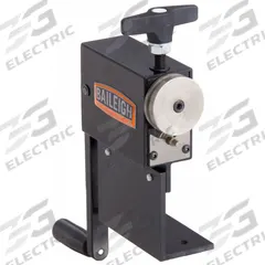 BAILEIGH INDUSTRIAL Bead Former: Manual, 3/8 in Throat Dp, 20 ga Sheet Metal Capacity (Steel) (MPN BF-035). Key specifications — attr67906: Sheet Metal Beading Tool Mounts to Bench or Vise With the Included Blocks; attr67913: Manual; attr67901: No; attr67895: BAILEIGH INDUSTRIAL.