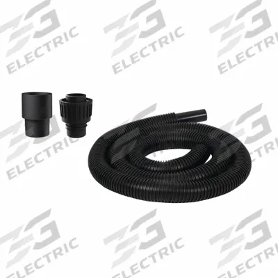 DAYTON Vacuum Hose: 1 1/4 in Hose Dia, 8 ft Hose Lg, Plastic - Crush-Resistant Vacuum Hoses