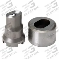 ENERPAC Punch and Die Set: 7/16 in Bolt Size (In.), 0.44 Cold Rolled C-1018, 0.5 in Boilerplate (MPN SPD250)