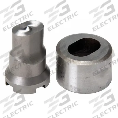 ENERPAC Punch and Die Set: 7/16 in Bolt Size (In.), 0.44 Cold Rolled C-1018 - Hand and Power Tools