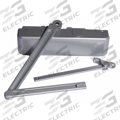 LCN Door Closer: Std Mounting Type, Grade 1 - Heavy Duty, Aluminum - Standard Arm-Mount Door Closers