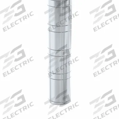 NEW AGE INDUSTRIAL Shelving Post: 68 in, 6 ga, Unfinished - Posts for Aluminum Open Metal Shelving