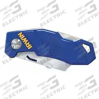 IRWIN Folding Utility Knife: 4 in/5 3/4 in, Bi-Metal, Metal, 1 Blades Included, Includes Pocket Clip (MPN 2089100). Key specifications — attr307787: 4 in; 5-3/4 in; attr307793: Yes; attr307788: Bi-Metal; attr307789: Metal; attr324890: IRWIN.