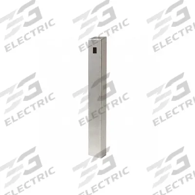 PEDESTAL PRO Entry Pedestal: 47 in Overall Ht, Silver, Pedestal, 4 in x 6 in - Pedestals for Gate Operators