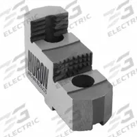 HURON Lathe Jaw: Pointed, Tongue and Groove, Steel, For 10 in Chuck, 2.47 in Ht (MPN 10MDRJ2S). Key specifications — Brand: HURON; Mounting Bolt Size: 1/2 in.