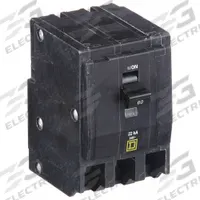 SQUARE D Miniature Circuit Breaker: 60 A, 120/240V AC, Three Phase, 22kA at 120/240V AC, 3 Poles (MPN QO360VH). Key specifications — Phase: Three; Amps: 60 A; AC Voltage Rating: 120/240V AC; Max. AIR Rating: 22kA at 120/240V AC; For Use With: QO Load Centers and NQ Panelboards; Brand: SQUARE D.