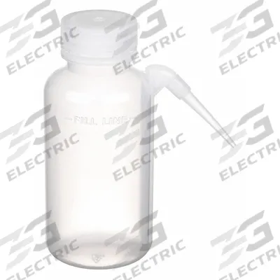 APPROVED VENDOR Wash Bottle: 250 mL, No Imprinting, Colorless, Wide, Integrated Spout Spout - Wide Mouthed Integrated Spout Wash Bottles