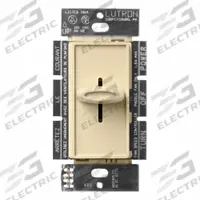 Speed Control: Rocker/Single Slide, SPST, 1 Switches or Dials, 120V AC, Ivory Plate, 1.5 A, Ivory (MPN SFSQ-F-IV). Key specifications — Switch Design: Single Slide; Brand: LUTRON; Reversible: Not Reversible; Input Voltage: 120V AC; Compatible with Series: Universal Ceiling Paddle Fans.