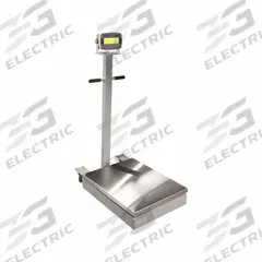 B-TEK Floor Scale: 1,000 lb Wt Capacity - Imperial, 0.5 lb Readability, Floor Scale, 33 in x 48 in (MPN 912-3555). Key specifications — Weighing Units: lb; Platform Material: 304 Stainless Steel; Connection Ports: RS-241; Brand: B-TEK; Readability: 0.5 lb.