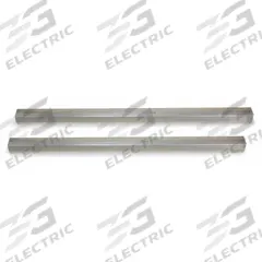 METRO Track Set: 7 ft Track Lg, 2 Tracks, Metro Top-Track (MPN TTS7NA). Key specifications — attr38671: (2) 7 ft Tracks; attr14163: Aluminum; attr38672: Chrome; attr14167: Metro Top-Track; attr38647: METRO.