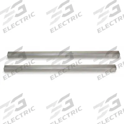 METRO Track Set: 7 ft Track Lg, 2 Tracks - Track Kits for Top-Track Wire Shelving