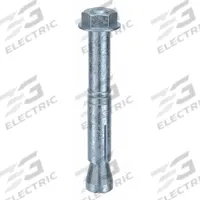 MKT FASTENING Wedge Anchor Stud: 80 mm Overall Lg, 12 mm Dia, M8 Thread Size, Steel, Steel, 50 PK (MPN M16105301). Key specifications — Brand: MKT FASTENING; Anchor Type: Wedge; Finish Type: Zinc Plated.