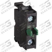 EATON Contact Block: 22 mm Panel Mounting Size, 1NO, Momentary, M22/M22M Series (MPN M22-KC10). Key specifications — Switch Action: Momentary; Terminal Connection Type: Spring Cage Terminals; Brand: EATON; Compatible with Series: M22M.