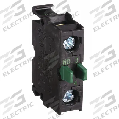 EATON Contact Block: 22 mm Panel Mounting Size, 1NO, Momentary - Contact Blocks