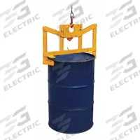 DAYTON Drum Lifter: 2 Grip Points, For 55 gal Drum Capacity, Metal, 1,000 lb Wt Capacity, Rim (MPN 12R539). Key specifications — Color: Yellow; For Drum Material: Metal; Grip Location: Rim; Material: Steel; Brand: DAYTON.