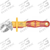WERA VDE Spanner Wrench: Natural, 119 mm Overall Lg, 3/8 in Jaw Capacity, Insulated Grip (MPN 05020150001). Key specifications — attr309359: Natural; attr324924: WERA.