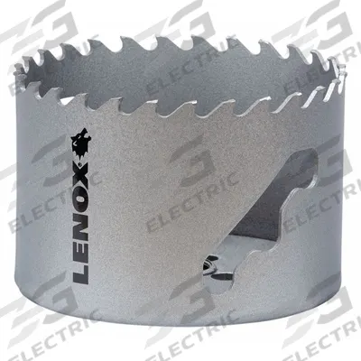 LENOX Hole Saw: 3 in Saw Dia., 3 Teeth per Inch, 1 7/8 in Max. Cutting Dp - Multi-Material-Cutting Hole Saws without Arbor