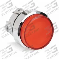 SCHNEIDER Extended Push Button: Red, 22 mm Mounting Size, Metallic, Maintained (MPN ZB4BH43). Key specifications — Brand: SCHNEIDER; Action: Maintained; Series: XB4; Push Button Material Type: Metallic.
