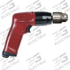 CHICAGO PNEUMATIC Air-Powered Drill: 3/8 in Chuck, Light Duty, 2,600 RPM, 1 hp, Keyed (MPN CP1117P26). Key specifications — attr1320790: CHICAGO PNEUMATIC.