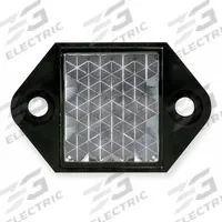 TELEMECANIQUE SENSORS Corner Cube Reflector: Non-Polarized, Rectangular, Acrylic, 24 mm x 21 mm (MPN XUZC24). Key specifications — Product Type: Corner Cube Reflector; Brand: TELEMECANIQUE SENSORS; Manufacturer Part Number: XUZC24; Compatible Product Type: XU Photoelectric Sensors; Material: Acrylic; Polarization: Non-Polarized.