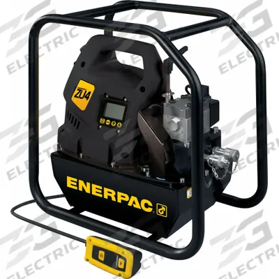 ENERPAC Electric Powered Hydraulic Pump: 10,000 psi Max. Op Pressure - Corded Electric Hydraulic Torque Wrench Pump Units