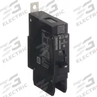 EATON Miniature Circuit Breaker: 30 A, 277V AC, Single Phase, 14kA at 277V AC, 1 Poles, Std (MPN GHB1030). Key specifications — attr195951: 30 A; attr195952: 277V AC; attr195953: Single; attr195954: 14kA at 277V AC; attr195958: Standard; attr195955: Eaton Powerline Panelboards; attr211136: EATON.