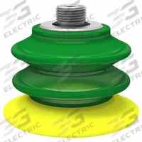 PIAB Vacuum Pad Assembly: G3/8 in, 77.5 mm Pad Dia, Polyurethane, Yellow, 61.72 mm Pad Ht, 30A (MPN BX75P.5K.G40W.F). Key specifications — attr1019194: BX75P.5K.G40W.F; attr1019196: PIAB; attr1019197: 30A.