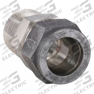 PARKER Compression Fitting Adapter: 3/4 in OD x 3/4 in Pipe Fitting Size - Single-Ferrule Stainless Steel Fittings