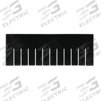 AKRO-MILS Divider: 15 3/8 in x 5 1/2 in, Black, For 9 1/8 in Bin Wd, Plastic, Long Side (MPN 42166). Key specifications — ESD Conductive: Not Electrostatic Discharge Conductive; Brand: AKRO-MILS; Material: Plastic; Compatible Manufacturer Model Number: 33166.