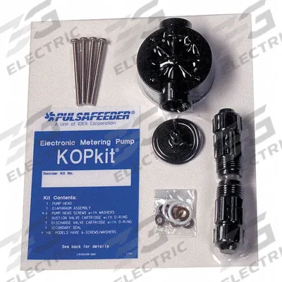 PULSAFEEDER Pump Head Repair Kit: Mfr Part # K4PTC1, Polypropylene - Pump Head Service Kits & Repair Parts