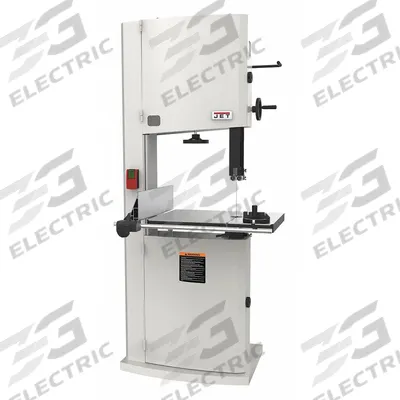 JET Band Saw: Vertical, 230V AC, 20 in Throat Dp - Vertical, 2,530 to 4,850 SFPM - Two-Speed Wood-Cutting Band Saws