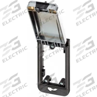 MURRELEKTRONIK Modlink single frame: 1-Way Mounting Frame, Black Nylon Housing, Gray ABS Lid - Panel Interface Connector Frames