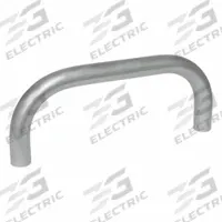JW WINCO Pull Handle: Weld-On, Steel, Silver, 9.84 in Mounting Hole Center to Center, 1.18 in (MPN 426.3-ST-25-250-A). Key specifications — Brand: JW WINCO; Color: Silver.