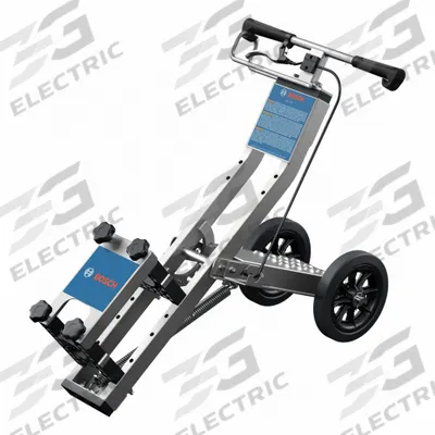 BOSCH Floor Removal Cart: 39 3/8 in Overall Lg, 22 3/8 in Overall Wd, 43 1/4 in Overall Ht - Hammer Carts