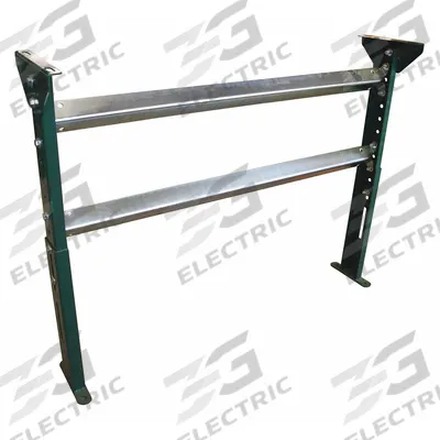 ASHLAND CONVEYOR Conveyor Support Stand: For 22 in Between Frame Wd, 55 in Min. Ht - Permanent Mount H-Style Conveyor Support Stands