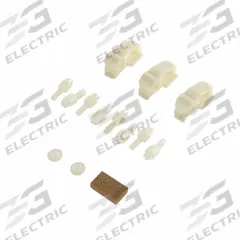 ELKAY Push Bar Repair Kit: (10) Rivet-Drive Types/(2) Bumpers Cork/Rubber/(2) Press Bars/(6) Pivots (MPN 98537C). Key specifications — Compatible Product Type: Various Elkay and Halsey Taylor Water Coolers; Includes: (6) Pivots; Product Type: Push Bar Repair Kit; Brand: ELKAY; Filter Product Type: other.