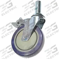 DAYTON Caster: 220 lb Load Capacity, 1 1/4 in W, 5 in Overall Lg, Plastic/Steel, 1 1/4 in Overall Wd (MPN PUC-855A). Key specifications — Compatible Grainger Part Number: 6W855; Manufacturer Part Number: PUC-855A; Accessory Type: Caster.