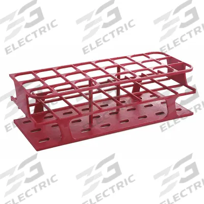 HEATHROW SCIENTIFIC Tube Rack: 3 1/2 in Overall Wd, 11 in Overall Ht, 4 3/8 in Overall Lg, POM - Lab Storage Racks