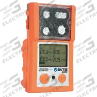 INDUSTRIAL SCIENTIFIC Multi-Gas Detector: IP66/IP67, INDUSTRIAL SCIENTIFIC Ventis MX4, Lithium Ion (MPN VTS-K5232101101). Key specifications — Gas Detected: Oxygen; Housing Color: Orange; Battery Chemistry: Lithium Ion.