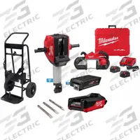 MILWAUKEE Tool Combination Kit: 2 Tools, Breaker Hammer/Portable Band Saw, 18 V DC_72 V DC Volt (MPN MXF368-1XC, 2929-22). Key specifications — attr1176460: Breaker Hammer.