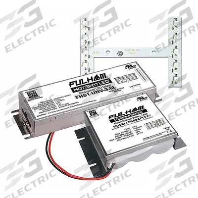 FULHAM Emergency Driver: H-Configuration, 1,000 lm, 120/277V AC - Emergency Drivers with LED Array Retrofits