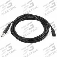 MONOPRICE Standard USB Cable: Type A End 1, Micro B End 2, Black, 10 ft Lg, 2.0 USB Specification (MPN 5139). Key specifications — End 1 Connection Type: Type A; Color: Black; Brand: MONOPRICE; End 2 Connection Type: Micro B.