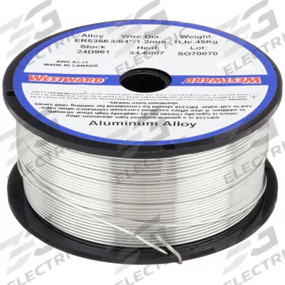 WESTWARD Welding Wire: Aluminum, ER5356, 3/64 in - ER5356 MIG Welding Wire